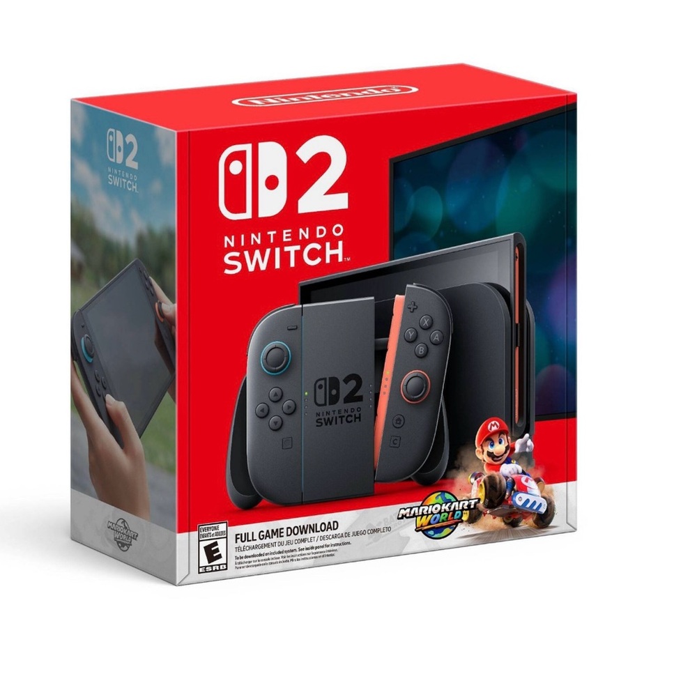 Nintendo Switch 2 Console + Mario Kart World Bundle (Digital Download in Console